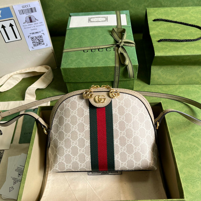 Gucci Ophidia small GG shoulder bag White 499621