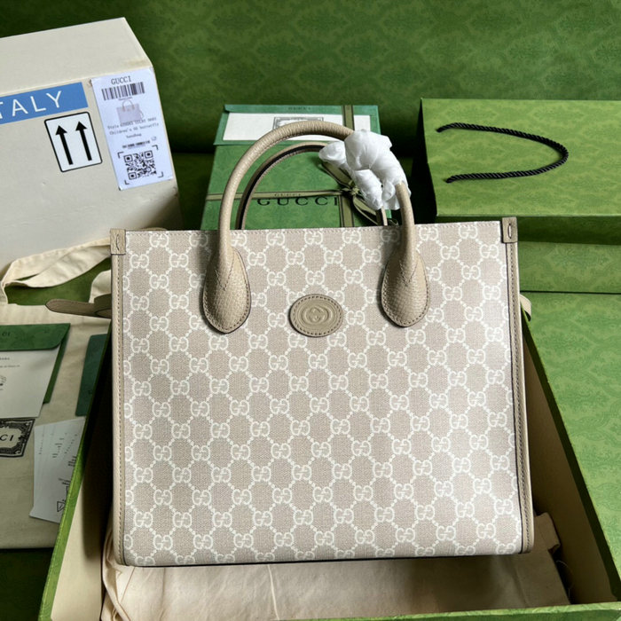 Gucci Small tote bag with Interlocking G 659983