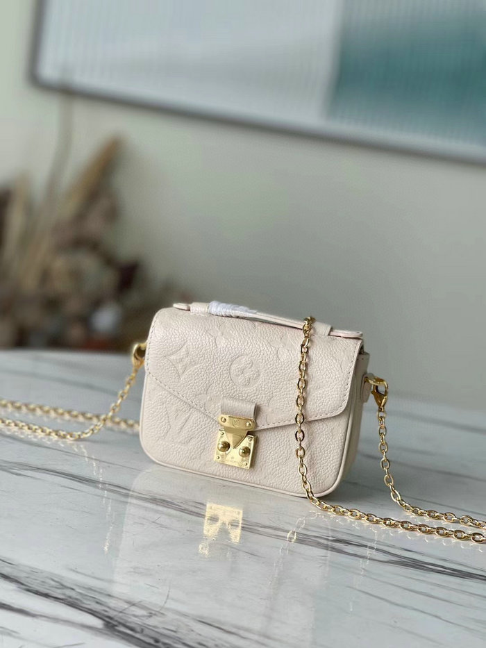 Louis Vuitton Micro Metis Bag White M81389