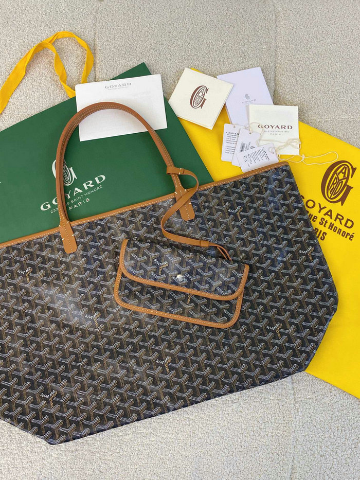 Goyard Saint Louis Tote Brown G6001