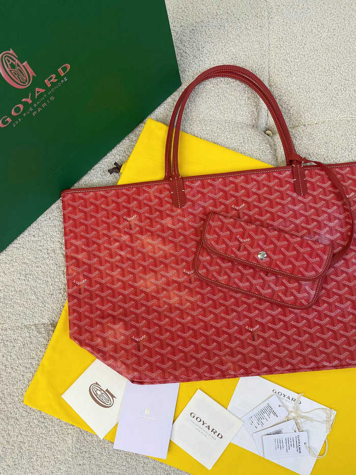 Goyard Saint Louis Tote Red G6001