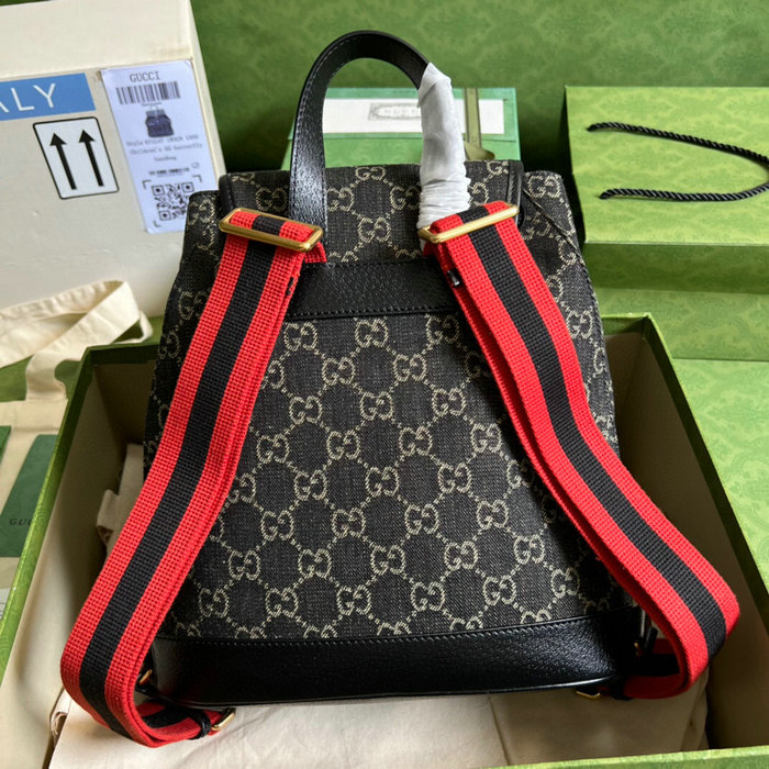 Gucci Backpack with Interlocking G Black 674147