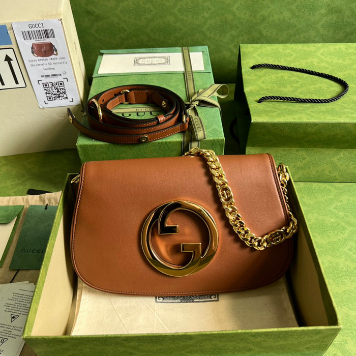 Gucci Blondie shoulder bag Brown 699268