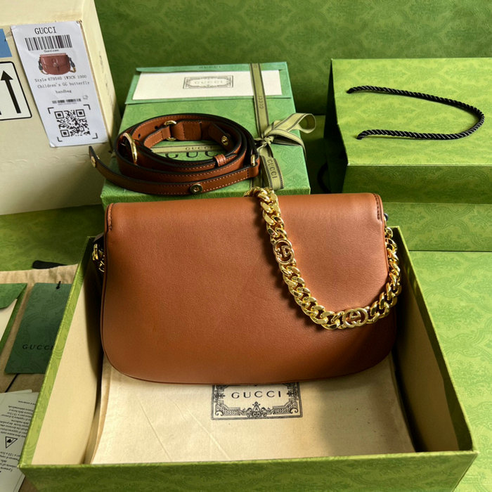 Gucci Blondie shoulder bag Brown 699268