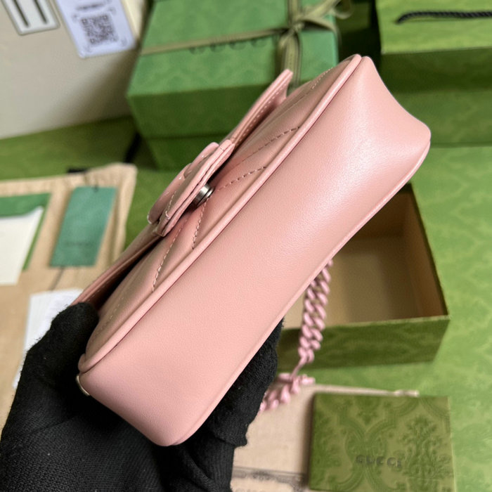 Gucci GG Marmont belt bag Pink 699757