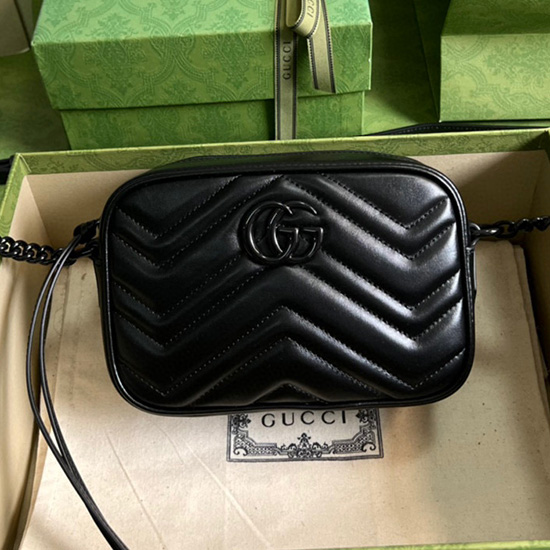 Gucci GG Marmont mini shoulder bag Black 634936