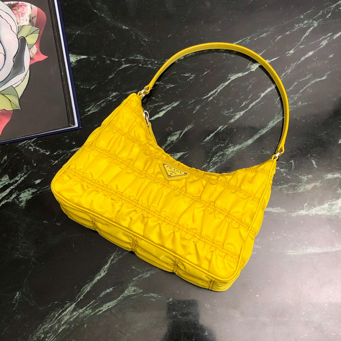 Prada Nylon Hobo bag Yellow 1NE204