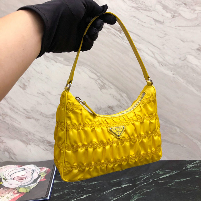 Prada Nylon Hobo bag Yellow 1NE204