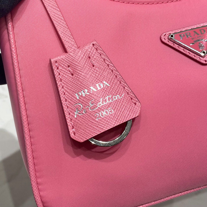 Prada Re-Edition 2005 Re-Nylon mini bag Pink 1NE204