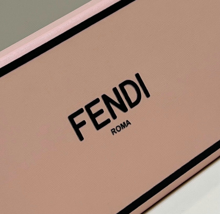 Fendi Vertical Box Crossbody Bag Pink F70304