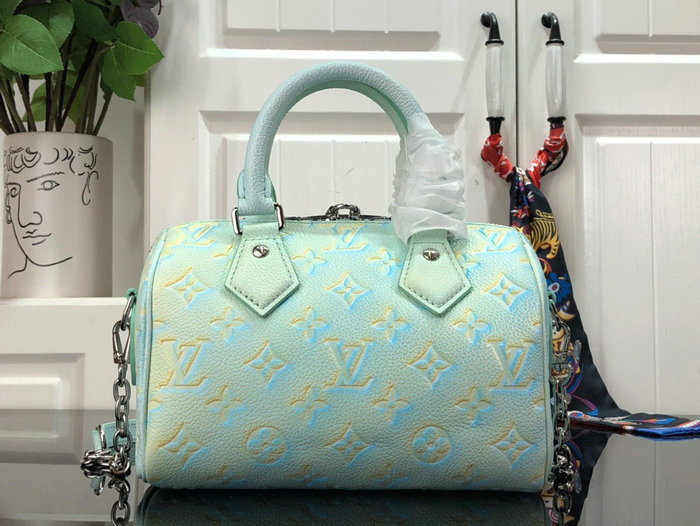 Louis Vuitton Speedy Bandouliere 20 Green M46163