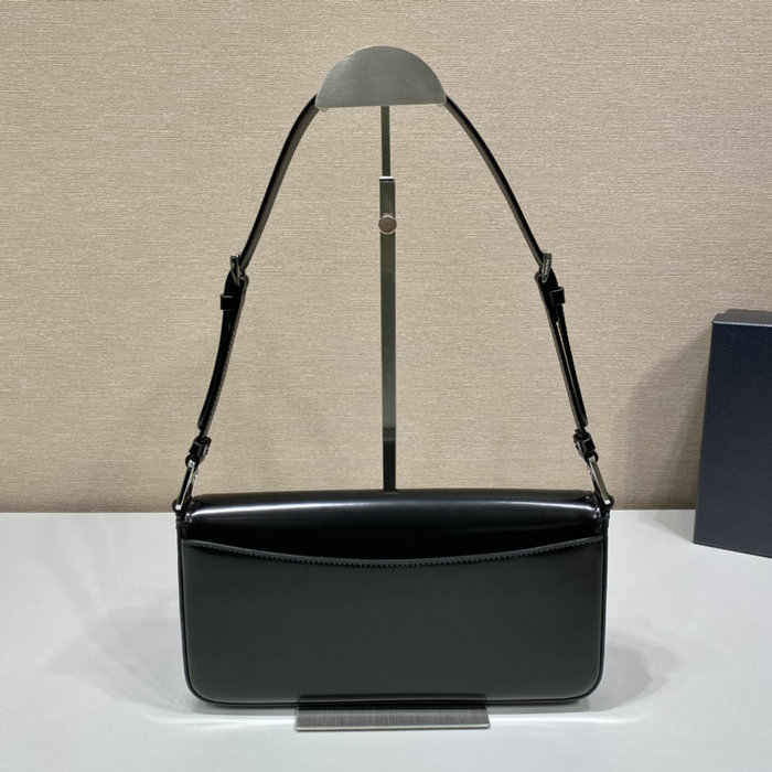 Prada Brushed leather Prada Femme bag Black 1BD323