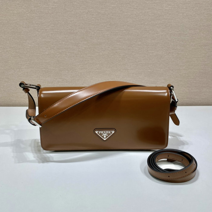 Prada Brushed leather Prada Femme bag Brown 1BD323