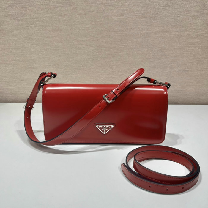 Prada Brushed leather Prada Femme bag Red 1BD323