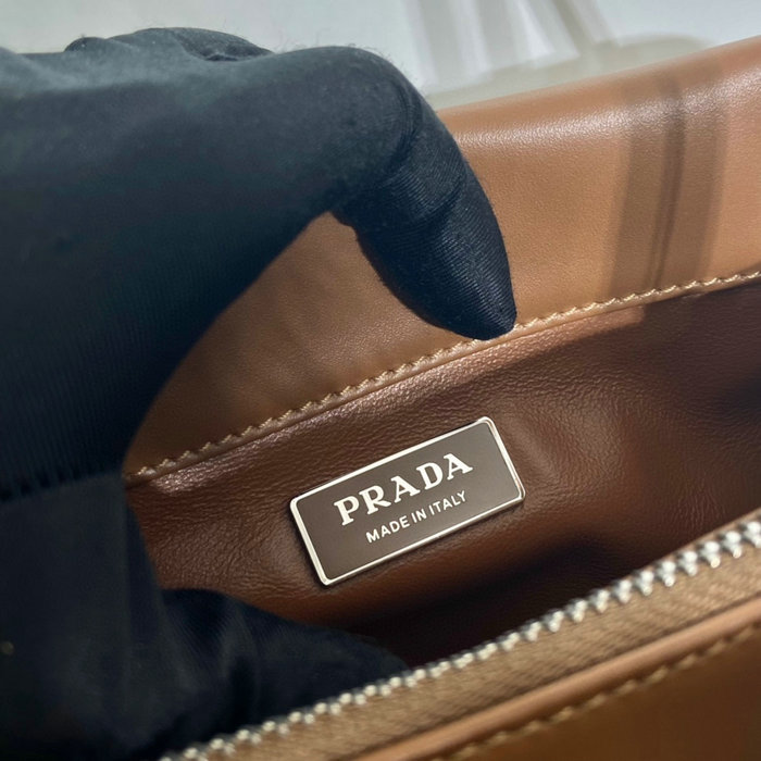 Prada Small leather bag Brown 1BA368