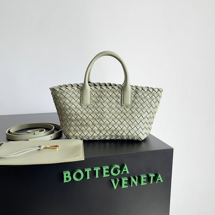 Bottega Veneta MINI CABAT Travertine B10021