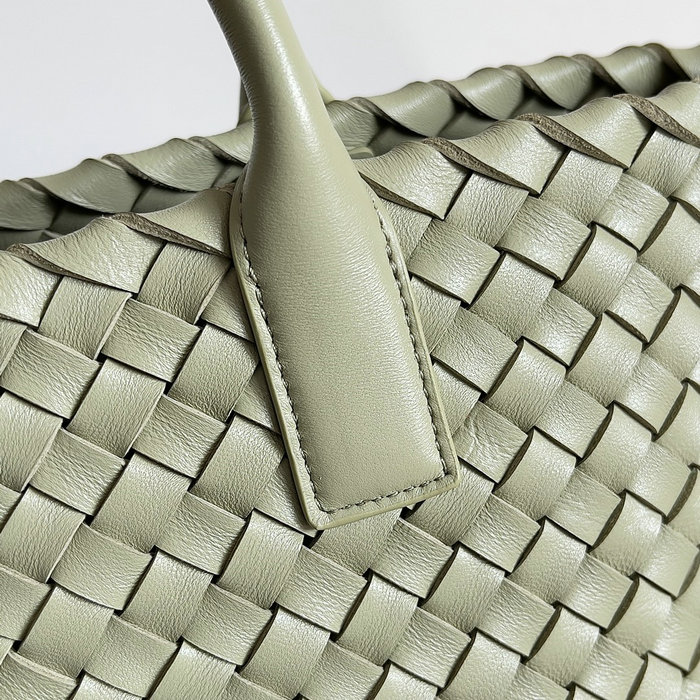 Bottega Veneta MINI CABAT Travertine B10021