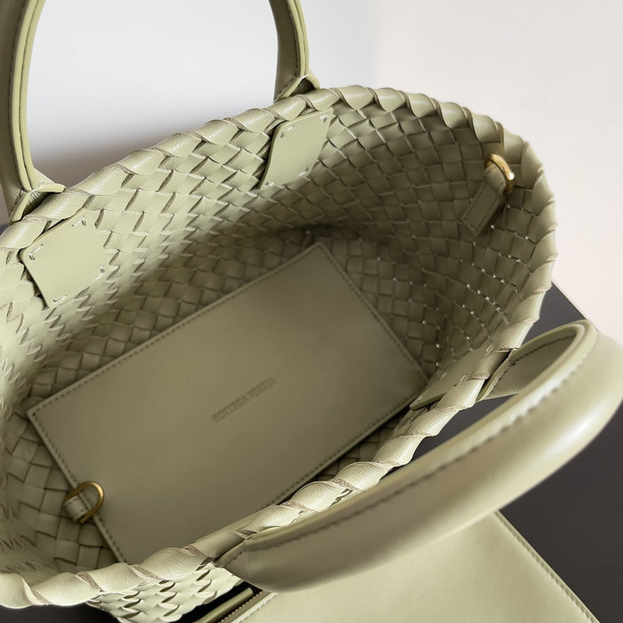 Bottega Veneta MINI CABAT Travertine B10021