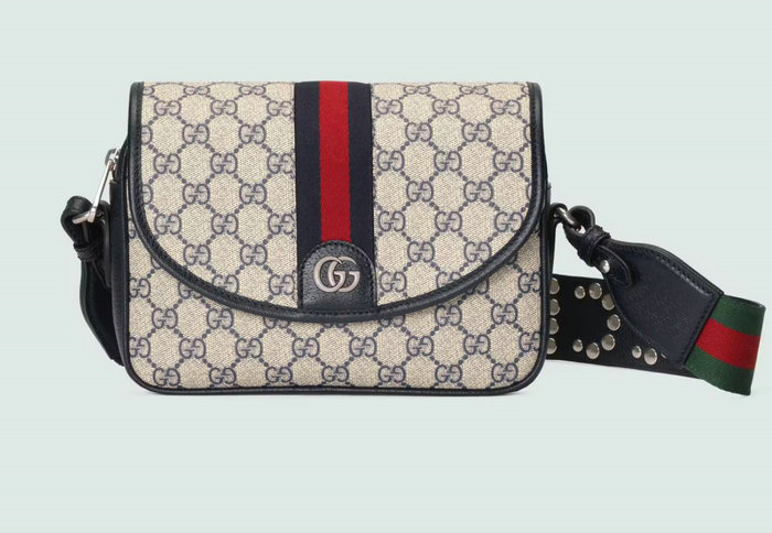 Gucci Ophidia mini GG shoulder bag Blue 722117