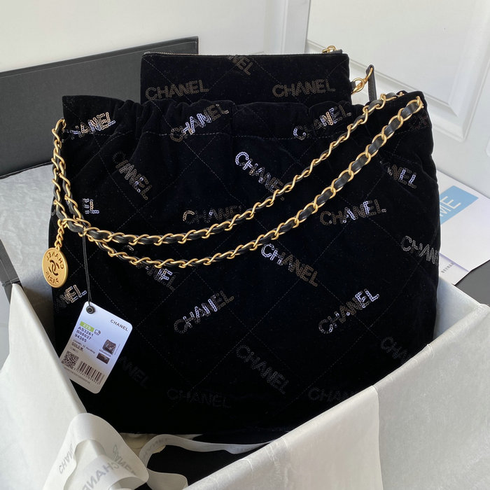 CHANEL 22 HANDBAG Black AS3261