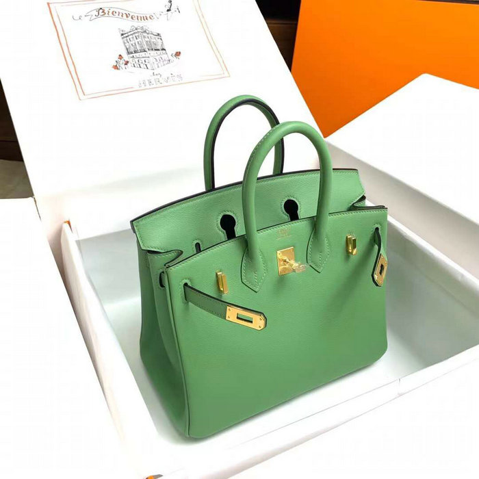 Hermes Swift Leather Birkin Bag Vert Criquet HB10231