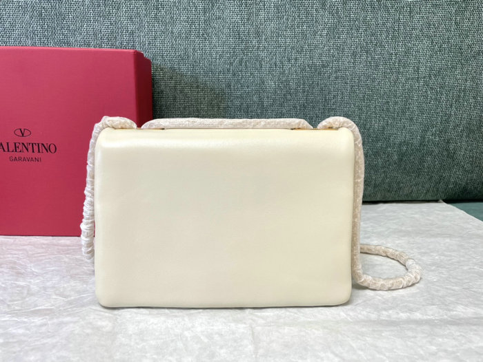 Valentino Garavani One Stud Shoulder Bag White V1215