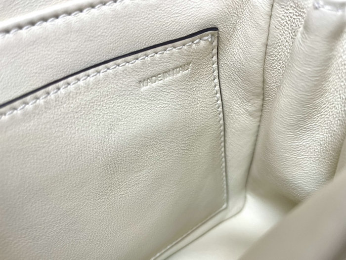 Valentino Garavani One Stud Shoulder Bag White V1215