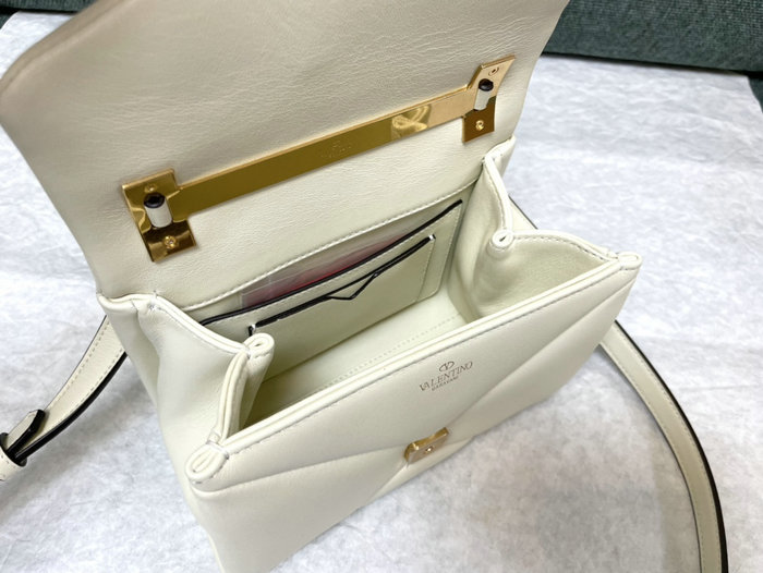 Valentino Mini One Stud Handbag White V23101