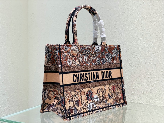 Dior Embroidered Canvas Book Tote M12961