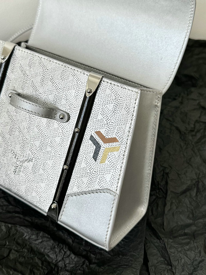 Goyard Saigon Structure Mini Bag Silver G6014