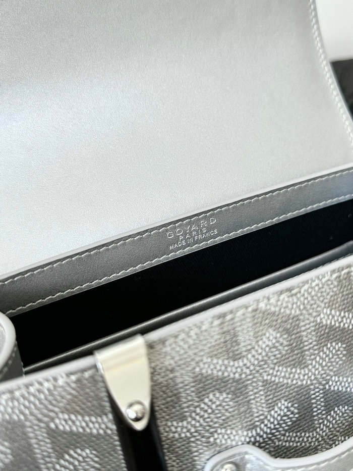 Goyard Saigon Structure Mini Bag Silver G6014