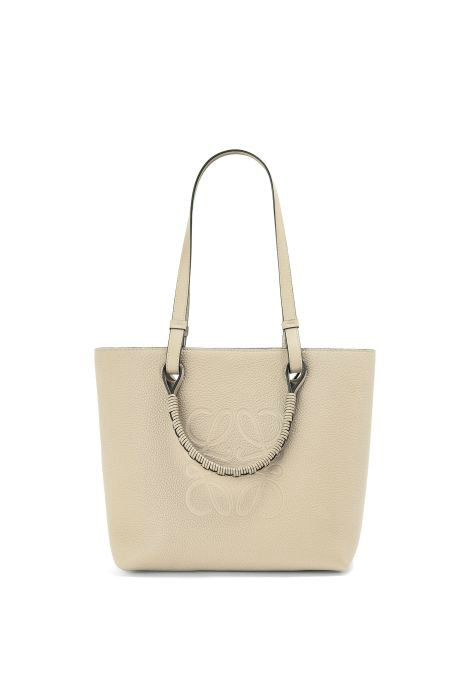 LOEWE Small Anagram Grain Leather Tote bag Grey L62186