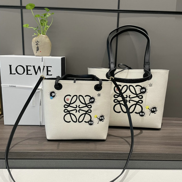 Loewe Anagram Tote Bag Black L062186