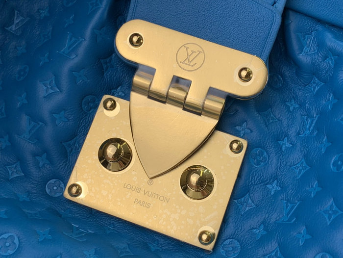 Louis Vuitton Monogram Clutch Blue M22326