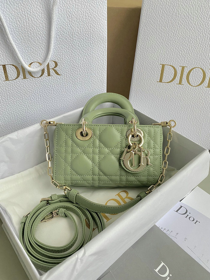 Mini LADY D-JOY BAG Green DM3380