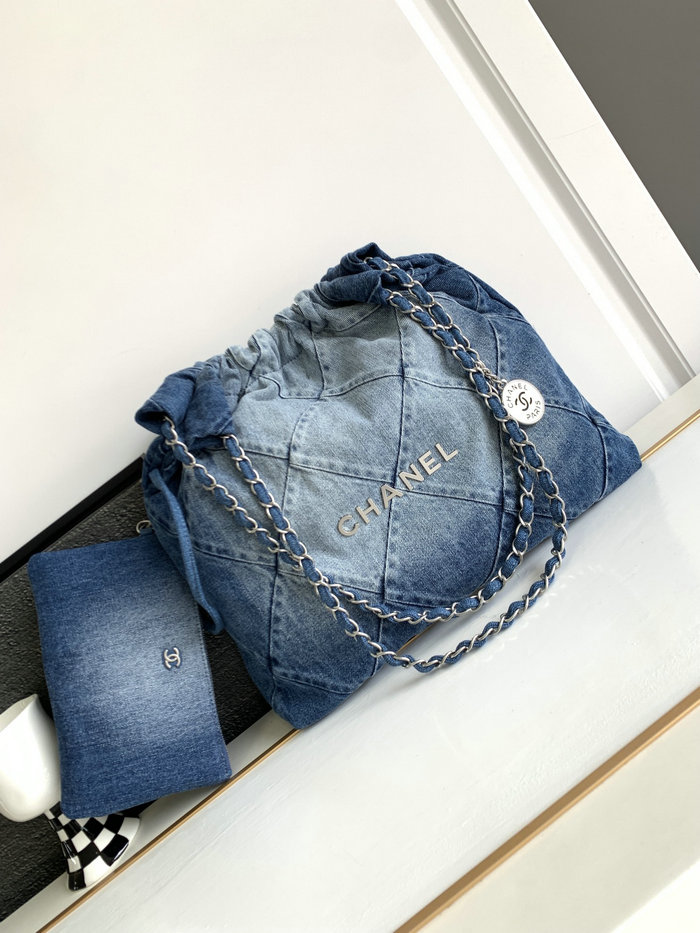 Chanel Denim 22 Handbag AS3261