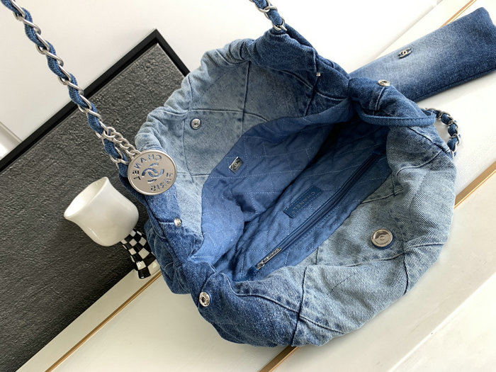 Chanel Denim 22 Handbag AS3261