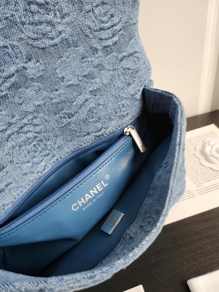 Chanel Denim Flap Shoulder Bag AS3921