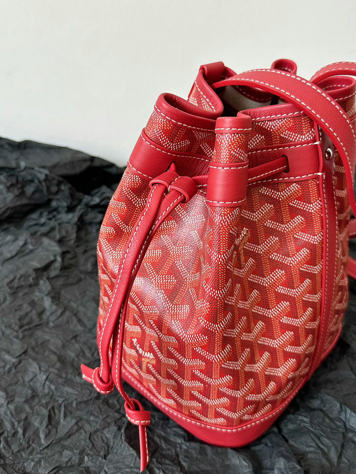 Goyard Petit Flot Bag Red G6017