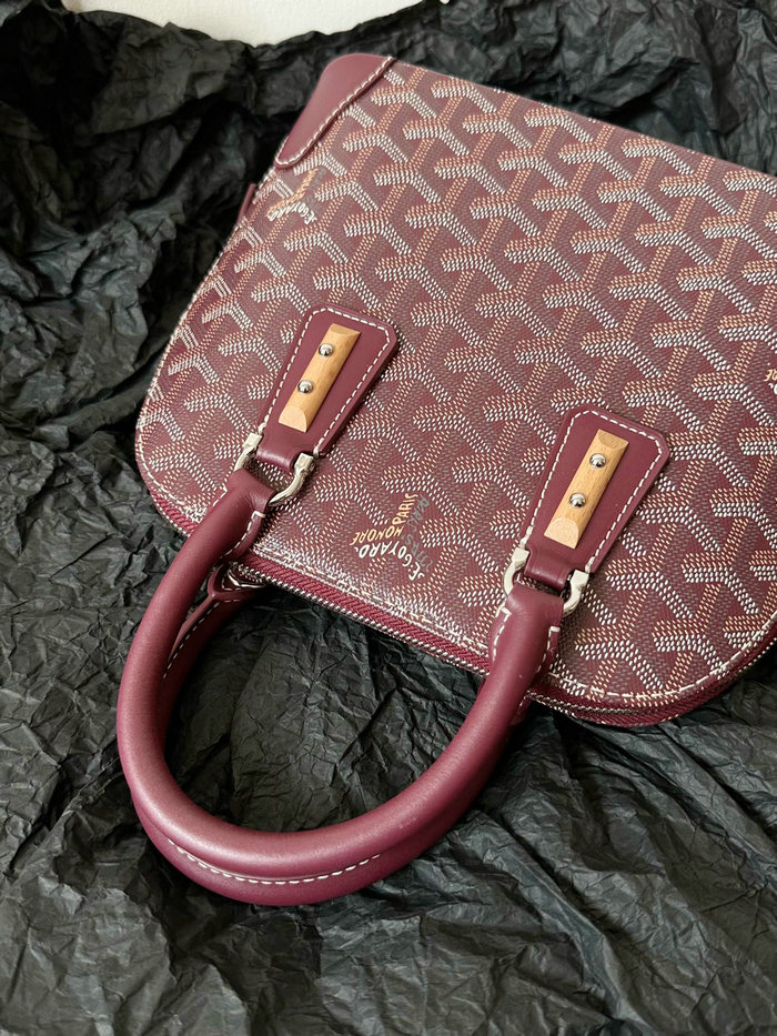 Goyard Vendome Mini Bag Burgundy G6016