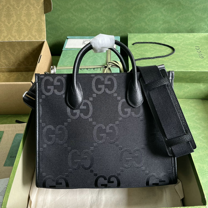 Gucci Jumbo GG Small tote bag Black 703974