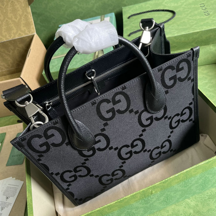 Gucci Jumbo GG Small tote bag Black 703974