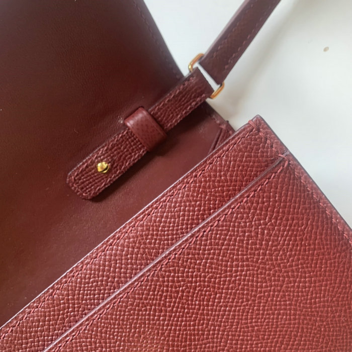 Hermes Constance Long To Go Wallet Burgundy HCG201