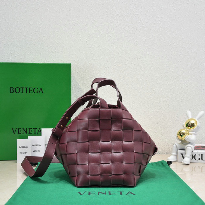 Bottega Veneta Bowling Cassette Bag Burgundy B730327