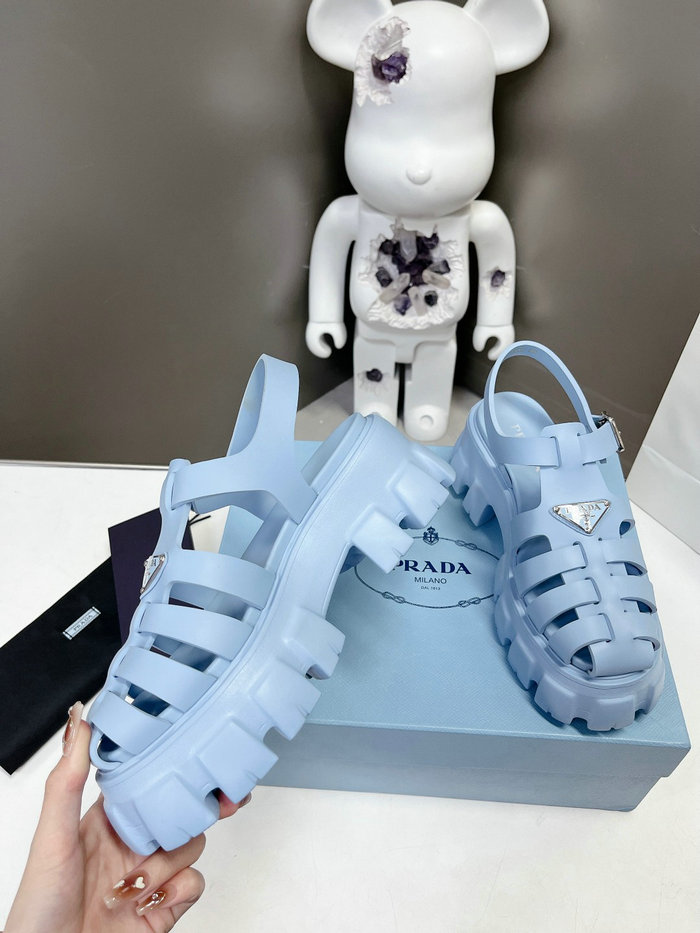 Prada Foam rubber sandals Blue SDP051402