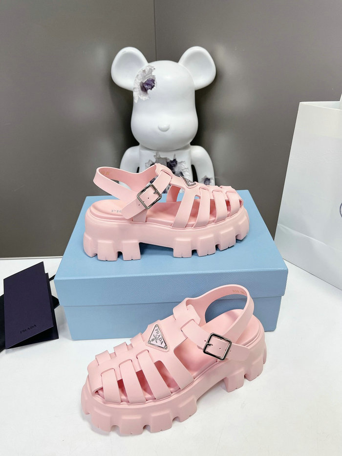 Prada Foam rubber sandals Pink SDP051402