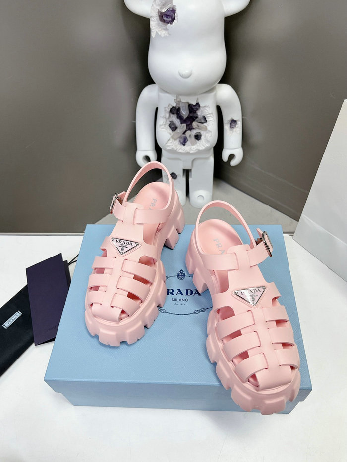 Prada Foam rubber sandals Pink SDP051402