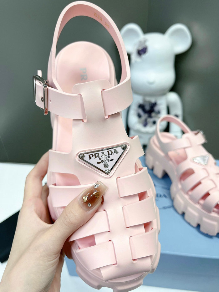 Prada Foam rubber sandals Pink SDP051402