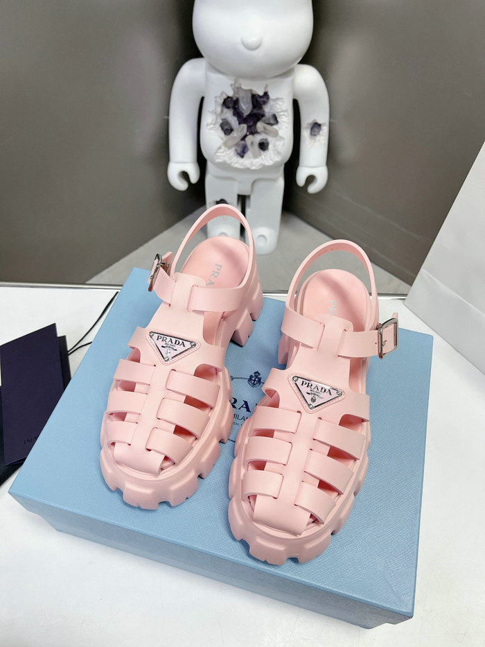 Prada Foam rubber sandals Pink SDP051402