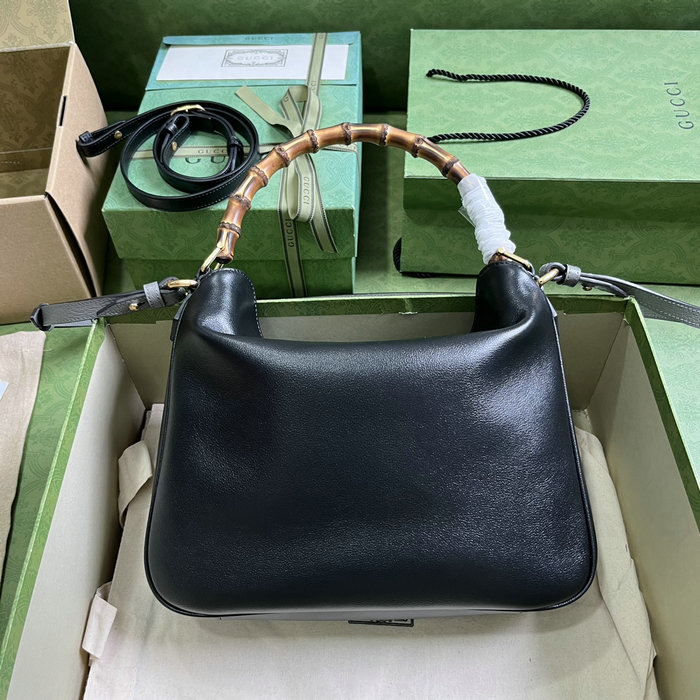 Gucci Diana Medium Shoulder Bag Black 746124